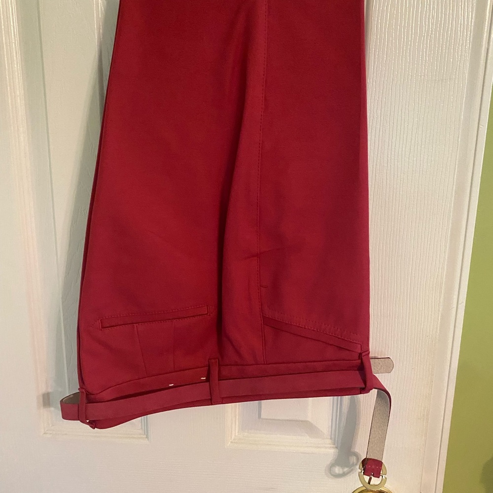 White House Black Market Boutique Women's Red Pants